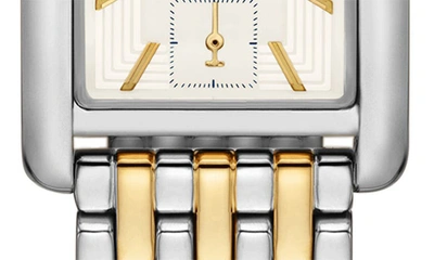 Tory Burch The Eleanor Three-hand Two-tone Stainless Steel Watch In Two-tone