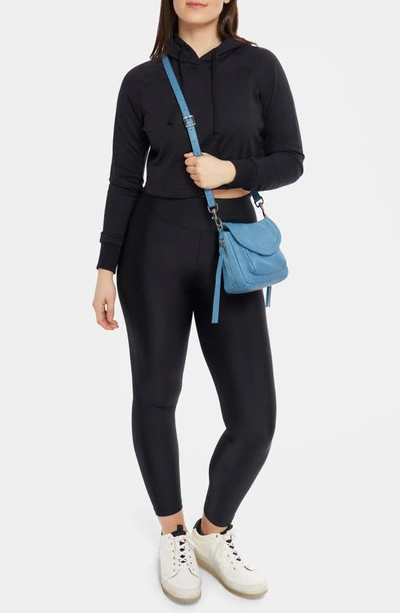 Shop Aimee Kestenberg Mini All For Love Convertible Leather Crossbody Bag In Ice Breaker