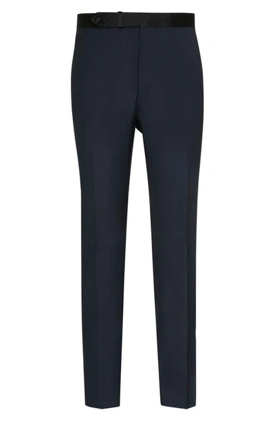 Samuelsohn Water Repellent Ice Wool Tuxedo In Navy