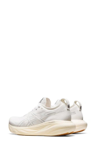 Shop Asics Gel-nimbus® 25 Running Shoe In White/ White