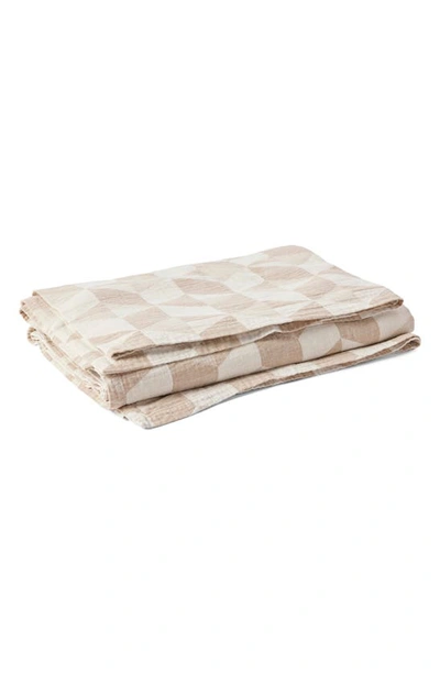 Shop Coyuchi Pismo Organic Cotton Blanket In Hazel