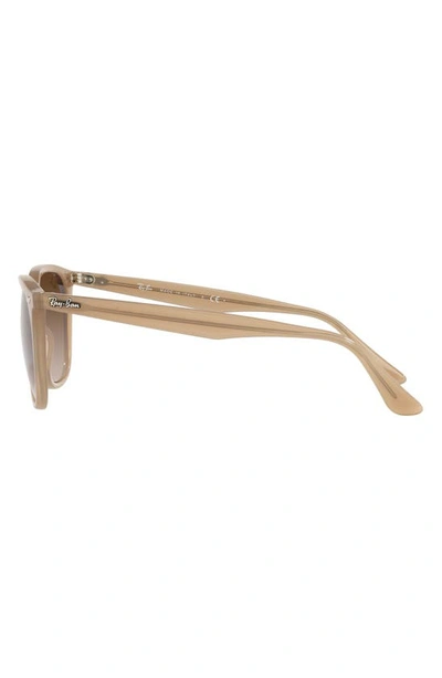 Ray Ban 55mm Gradient Square Sunglasses In Turtledove/ Gradient Brown