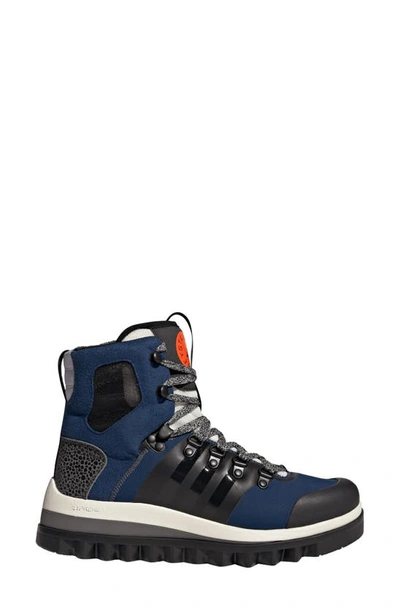 Shop Adidas By Stella Mccartney Eulampis Hiking Boot In Mystery Blue/ Core Black