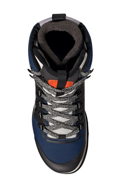 Shop Adidas By Stella Mccartney Eulampis Hiking Boot In Mystery Blue/ Core Black