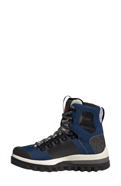 Shop Adidas By Stella Mccartney Eulampis Hiking Boot In Mystery Blue/ Core Black