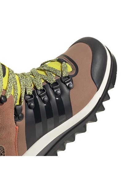 Shop Adidas By Stella Mccartney Eulampis Hiking Boot In Camel/ Core Black