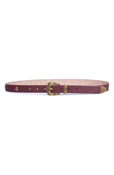 Shop Linea Pelle Western Belt In Brown