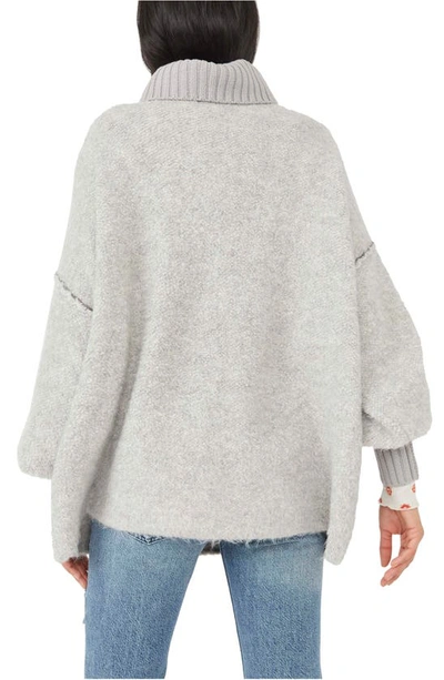 Shop Free People Milo Tunic Sweater In Heather Grey