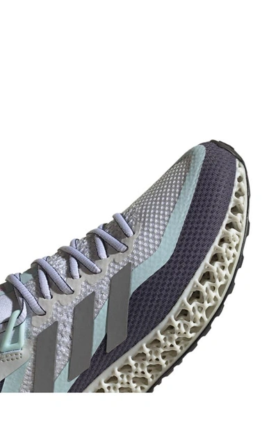 Shop Adidas Originals 4dfwd Running Shoe In White/ Silver Met/ Almost Blue