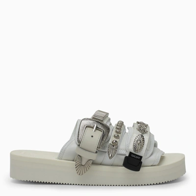 Toga X Suicoke White Slide  Moto In White
