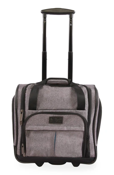 Shop Original Penguin Ethan Under Seat Luggage In Heather Grey