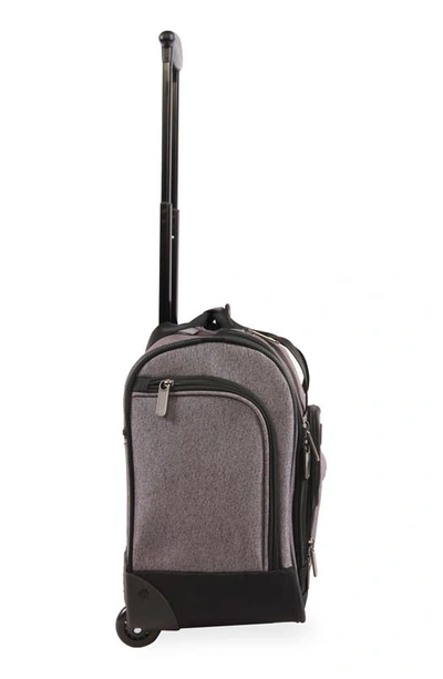 Shop Original Penguin Ethan Under Seat Luggage In Heather Grey