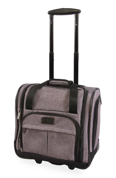 Shop Original Penguin Ethan Under Seat Luggage In Heather Grey