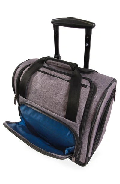 Original Penguin Ethan Under Seat Luggage In Heather Grey