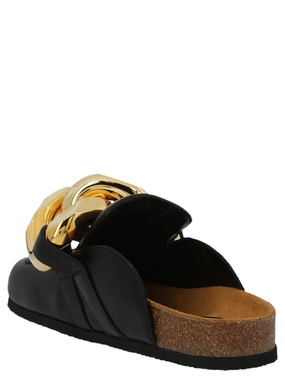 Shop Jw Anderson 'chain Loafer' Mules