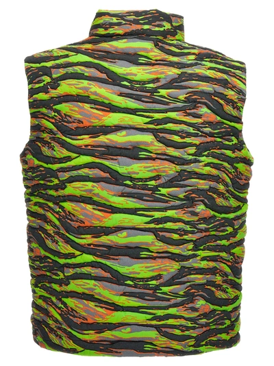 Shop Erl Camouflage Vest Gilet Multicolor