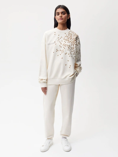 Shop Pangaia Bee The Change Sweatshirt In Undyed