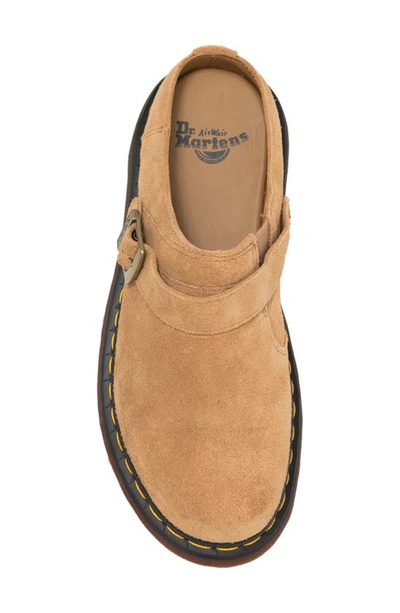 Shop Dr. Martens' Isham Mule In Sandy Tan Suede