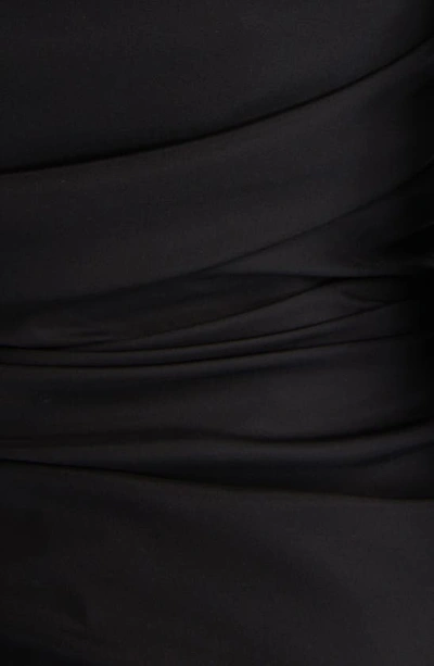 Shop Gauge81 Samaca Silk Minidress In Black