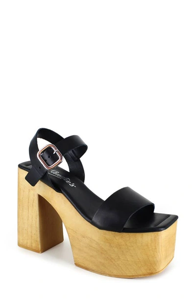 Shop Candies Candie's Sayloy Platform Sandal In Black