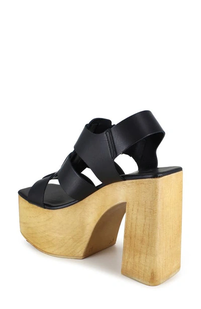 Candies Myra Slingback Platform Sandal In Black