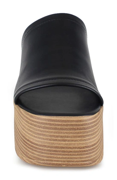 Candies Ophelia Platform Slide Sandal In Black