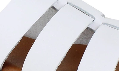 Candies Moramy Ankle Strap Platform Sandal In White