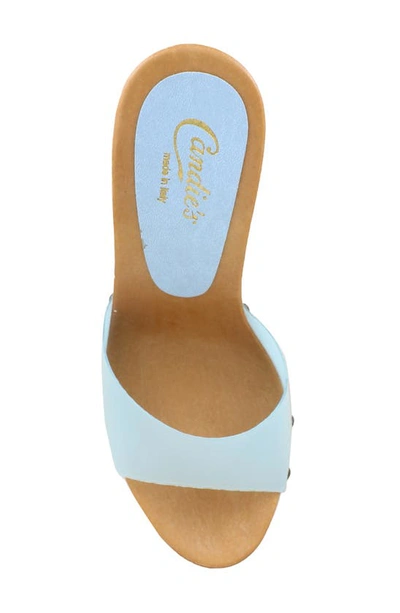 Candies Paxe Slide Sandal In Blue