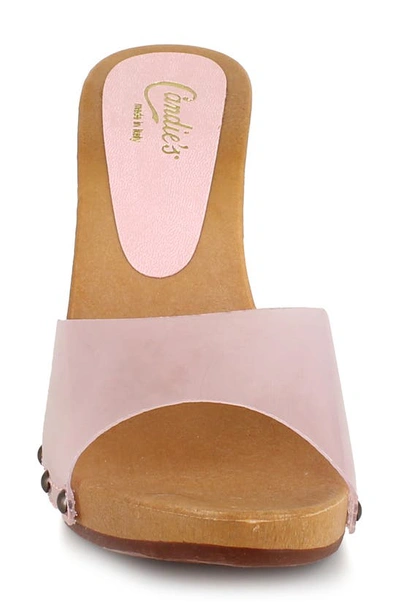 Candies Paxe Slide Sandal In Pink