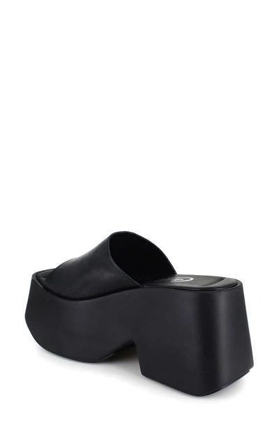 Shop Candies Danna Platform Slide Sandal In Black