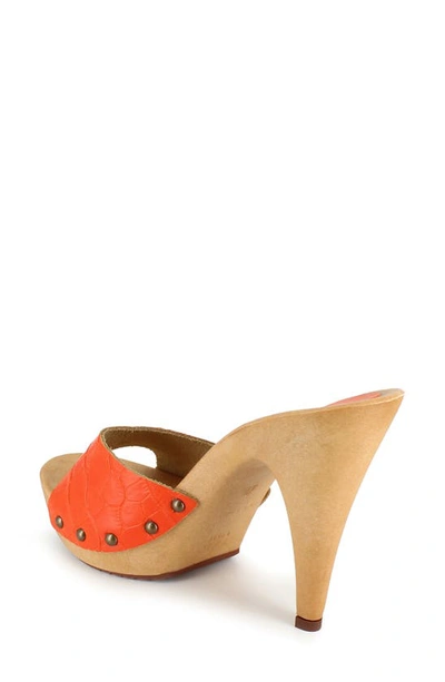 Shop Candies Viviana Slide Sandal In Burnt Orange