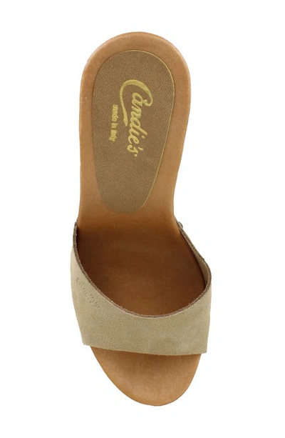 Candies Antonella Slide Sandal In Natural