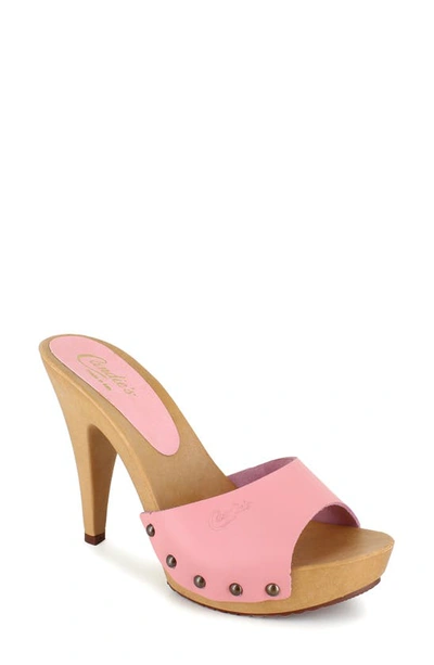 Shop Candies Viviana Slide Sandal In Pink