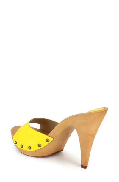 Candies Antonella Slide Sandal In Yellow