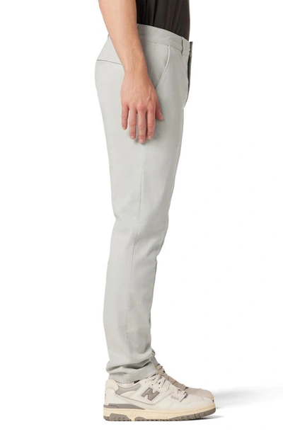 Hudson Jeans Slim Straight Leg Chinos In Gray Mist