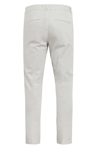 Hudson Jeans Slim Straight Leg Chinos In Gray Mist