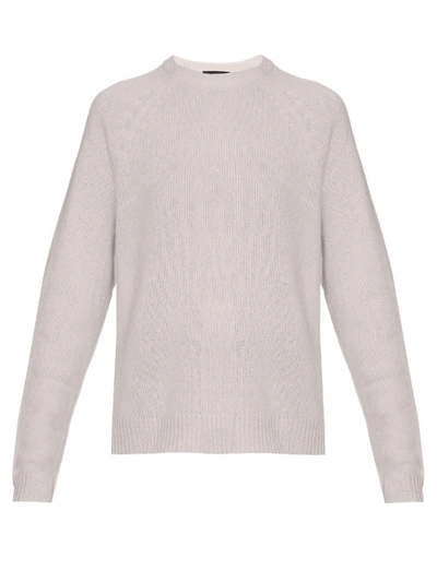 The Row Margi Cashmere And Silk-blend Sweater In Cream