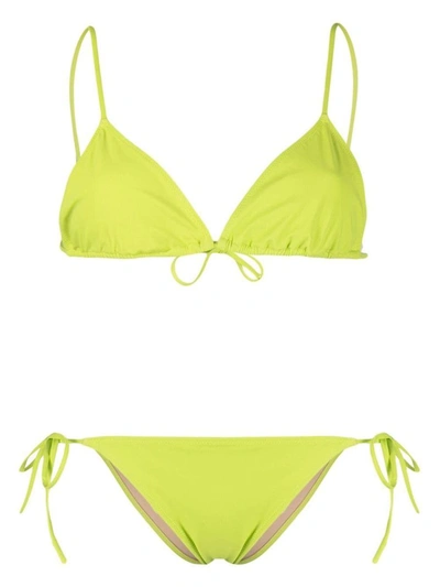 Shop Lido Venti Triangle Bikini In Yellow
