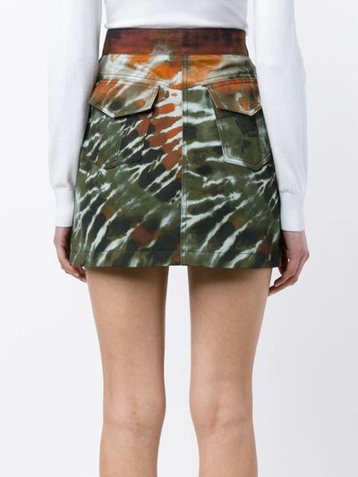 Shop Valentino Tie Die Mini Skirt