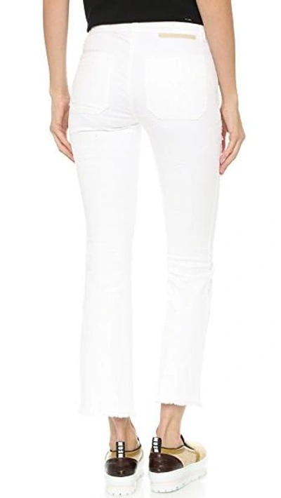 Shop Stella Mccartney Skinny Kick Flare Jeans In Pure White