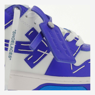 Shop Off-white Sneakers Out Of Office Low Sartorial Stitching In Blu