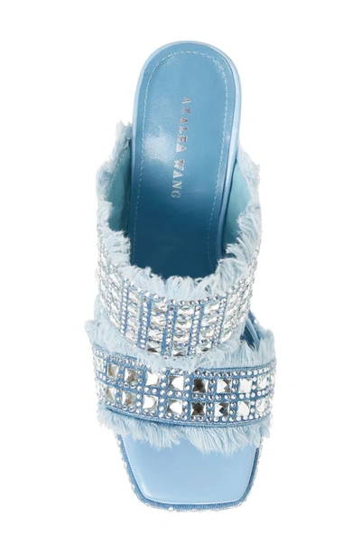 Shop Azalea Wang Kohana Platform Sandal In Blue