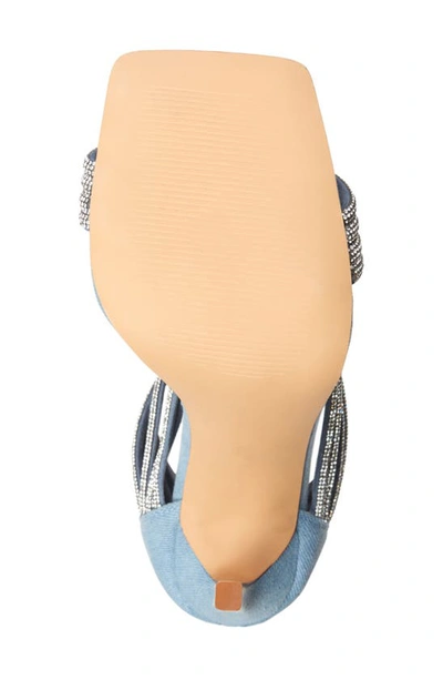Shop Azalea Wang Cicely Strappy Sandal In Blue