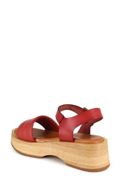 Candies Elisa Platform Sandal In Burnt Orange