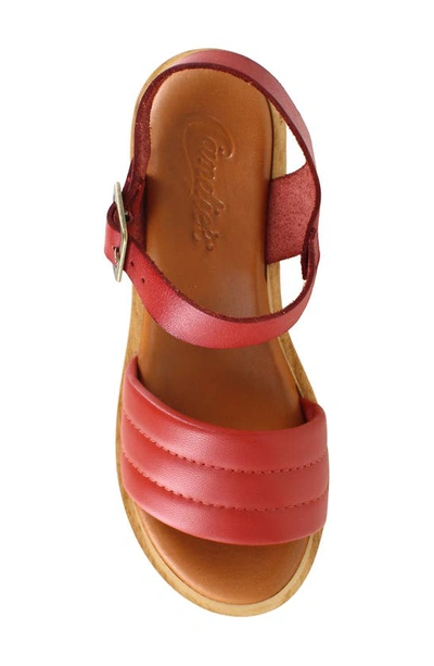 Candies Elisa Platform Sandal In Burnt Orange