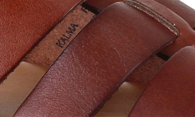 Candies Kalma Platform Slide Sandal In Tan