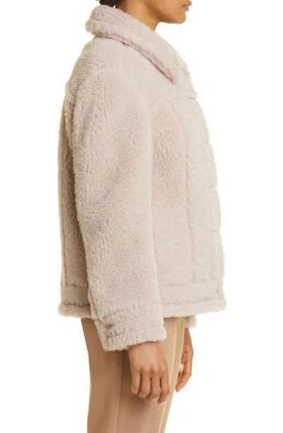 Shop Max Mara Teddino Alpaca & Wool Blend Jacket In Beige