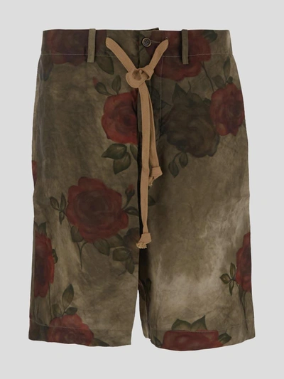 Shop Uma Wang Pallor Pants In Armygreenred
