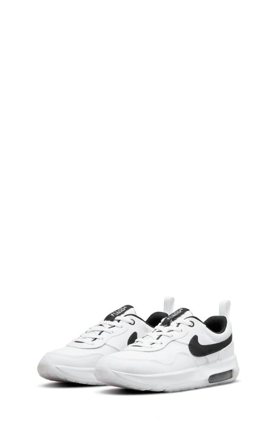 Shop Nike Kids' Air Max Motif Sneaker In White/ Black/ White