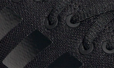 Adidas Originals Cloadfoam Pure Running Shoe In Black/ Black/ Pulse Lime